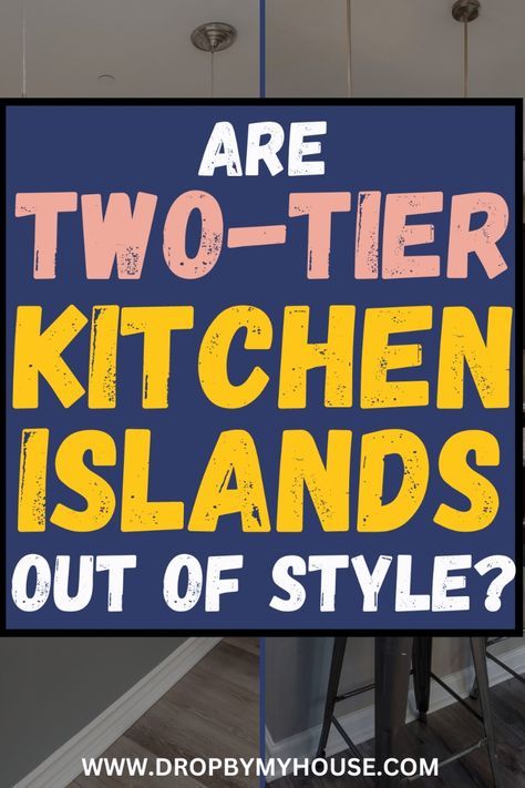 Are two-tier kitchen islands out of style? Take a look at the pros and cons of two-tier kitchen islands using our guide to better understand what your options are. Two Tiered Kitchen Island With Seating, Two Tiered Island Kitchen, Two Tier Kitchen Island Ideas, Converting 2 Tier Kitchen Island To Single Level, Two Tier Kitchen Island With Seating, 2 Tier Kitchen Island With Seating, 2 Tier Island Kitchen, Two Tier Island Kitchen, Tiered Island Kitchen