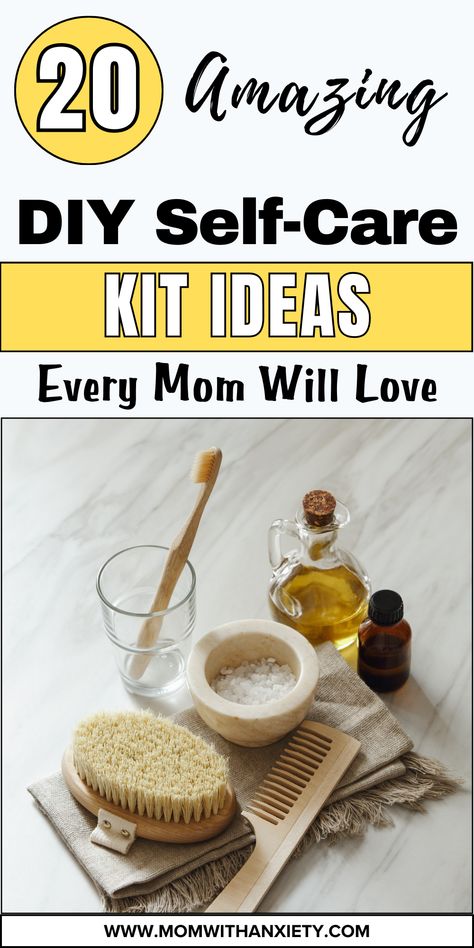 Looking for the perfect self-care kit? These 20 amazing DIY self-care kit ideas are designed to help moms relax, recharge, and prioritize their well-being. From skincare to soothing treats, these thoughtful kits will bring joy and comfort! Prepare For Labor, Kit Ideas, Care Kit, Mom Help, Amazing Diy, Well Being, Self Care