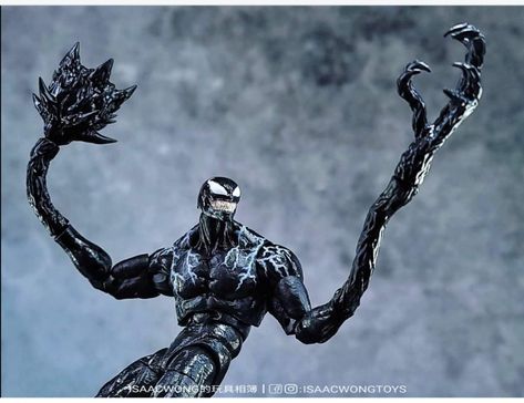 Venom Action Figures, Symbiote Art, Venom Figure, Superhero Comics Art, Marvel Spider Gwen, Lotus Flower Logo, Marvel Comics Vintage, Symbiotes Marvel, Spiderman Drawing