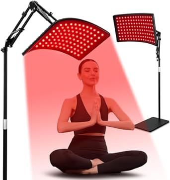 Red Light Therapy for Face and Body, Red Infrared Light Therapy Lamp with Stand Led 660nm Red Light-Therapy& 850nm Infrared Light Device for Body Light Therapy Lamps, Light Therapy Lamp, Play Computer Games, Therapy Lamp, Toxic Cleaning Products, Red Light Therapy, Fashion Toys, Light Therapy, Skin Firming