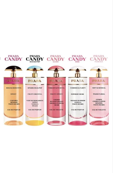 Prada Candy Perfume, Candy Perfume, Koleksi Parfum, Fragrance Lab, Pampering Routine, Prada Candy, Sweet Perfume, Perfume Organization, Fragrances Perfume Woman