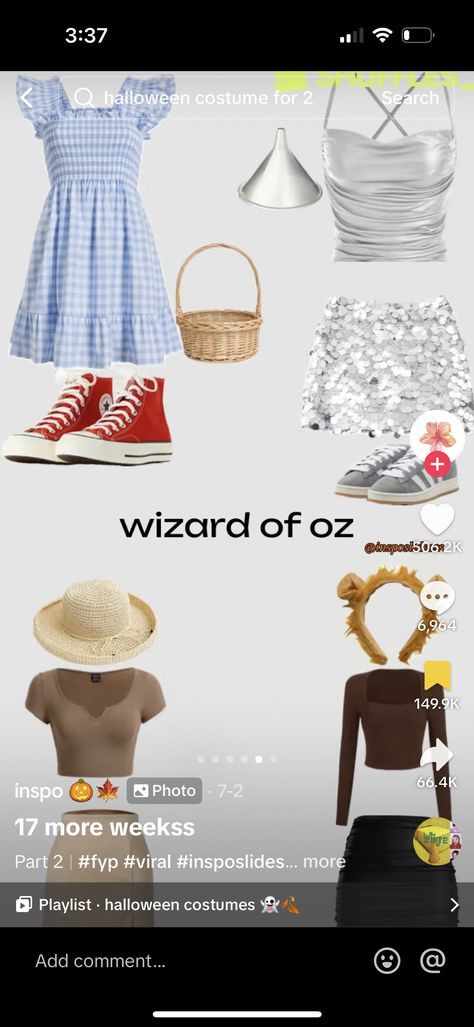 Disneybound Wizard Of Oz, Wizard Of Oz Costumes, Dress Up Day, Spirit Week, Inspired Outfits, Wizard Of Oz, Festival Outfit, Costume Ideas, Wizard