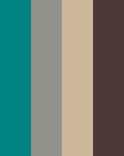 Teal And Gold Color Pallet, Turquoise And Brown Color Palette, Teal Green Brown Color Palette, Teal Brown Orange Color Palette, Teal Brown Gold Color Palette, Green Name, Hexadecimal Color, Brown Color Schemes, Color Palette Design