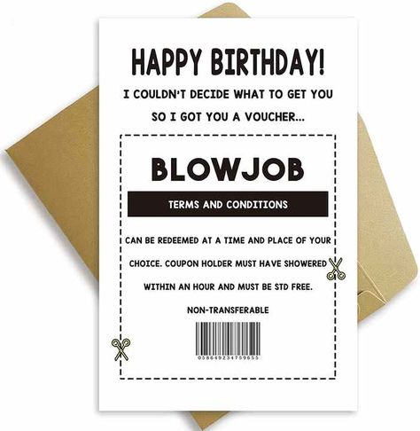 Hilarious Birthday Cards, Card For Boyfriend, Coupon Card, I Got You, Birthday Cards, Cards Against Humanity, Birthday, Funny