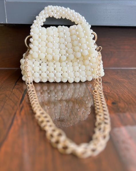 Check out our Exclusive New White Pearls Sling Bag👜 It has a metal chain along with magnetic clasp✨ Customisation is available!✨ DM us for orders & collaboration ✨ #beads #pearl #crystals #handbag #sling #bag #mumbai #beadedbag #startup #onlineshopping #clutch #ladies #girl #women #purse #handmadebag #handmade #gifting #etsy #luxurybag #beadsaccessory #personalised #rakshabandhan #india #customised #white #color #exhibition #independenceday #friendshipday Color Exhibition, Cute Sling Bag, Women Purse, Raksha Bandhan, Magnetic Clasp, Handmade Bags, Metal Chain, Sling Bag, Pearl White