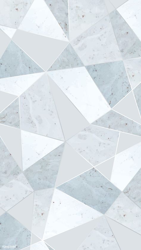 Triangular mobile phone wallpaper vector | premium image by rawpixel.com / sasi Paving Pattern, Grey Mosaic, Mobile Phone Wallpaper, Marble Background, 3d Texture, Decoration Inspiration, Marble Texture, Iphone Background Wallpaper, Floor Patterns