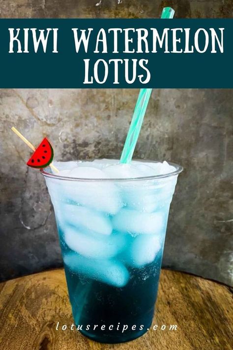 kiwi watermelon lotus-pin image Blue Lotus Recipe, Blue Lotus Drink Recipes, Blue Lotus Energy Drink Recipes, Lotus Energy Drink Combinations, Lotus Energy Drink Recipes, Lotus Drink Recipes, Lotus Energy Drink Flavors, Lotus Energy Drink Ideas, Lotus Drink Flavors