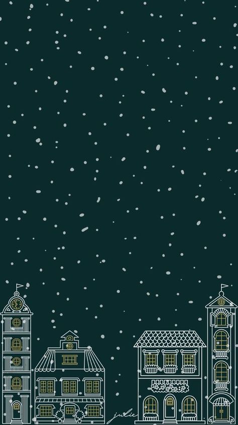 Blue Christmas Wallpaper Aesthetic, Blue Christmas Background, Christmas Wallpaper Iphone Cute, Iphone Wallpaper Winter, Winter Landscapes, Winter City, Christmas Wallpaper Backgrounds, Xmas Wallpaper, Winter Illustration