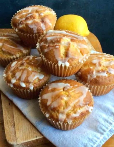 Lemon Yogurt Muffins, Muffins Lemon, Gf Muffins, Gluten Free Chocolate Brownies, Gf Cake, Gf Sweets, Df Recipes, Cooking Projects, Yogurt Muffins