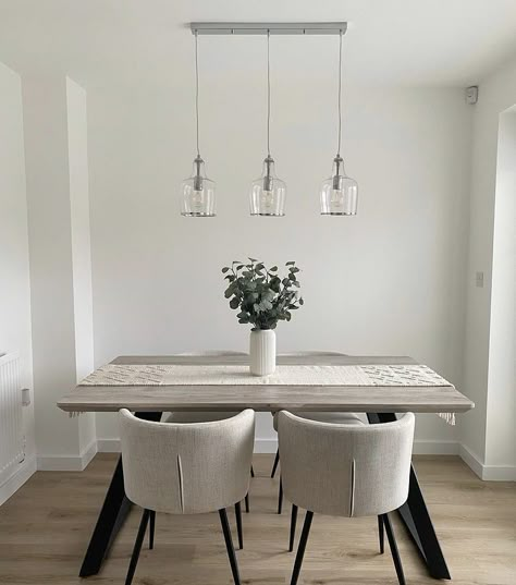 Small Living Dining, Small Dining Room Decor, Kitchen Dining Room Combo, Small Dining Room Table, Neutral Dining Room, Modern Apartment Living Room, Laura James, Macrame Table, Apartment Decorating Living