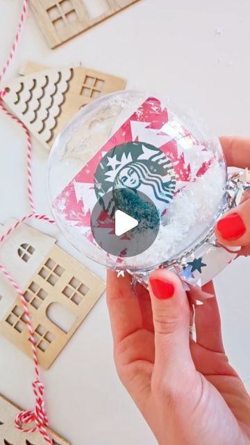 Ashley McLaughlin- Let's Make Holiday Magic! on Instagram: "$3 Dollar Tree snow globe gift card holders!  Save and share with a friend looking for a unique way to gift a gift card! They make a perfect teacher gift!🎄🥰  The mini trees come in an 8 pack, the snow is enough to fill four snow globes, and the globe is $1.25. They have so many ribbon options but mine is from Amazon!   Follow me for more because Christmas is just getting started!❤️🎄🥰  Xoxo Ash  #christmasDIY #Christmas #dollartreecraft #dollartreeDIY #teachergift #teachergiftidea #christmasgiftidea #Christmasgift #holidaygifting" Teacher Gift Ornament Diy, Gift Card Snow Globe Diy, Snowglobe Gift Card Holder, Snow Globe Gift Ideas, Teacher Gift Card Ideas Christmas, Snow Globe Gift Card Holder, Dollar Tree Snow Globes, Gift A Gift Card, Christmas Snow Globes Diy