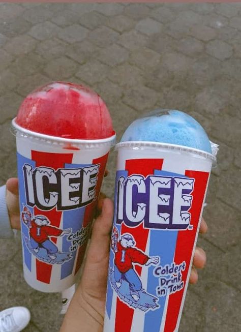 Icee Slushie Aesthetic, Slushie Aesthetic, Icee Slushie, Weird Ice Cream Flavors, Horchata Ice Cream, Spaghetti Ice Cream, Best Ice Cream Flavors, Churro Ice Cream Sandwich, Pringle Flavors