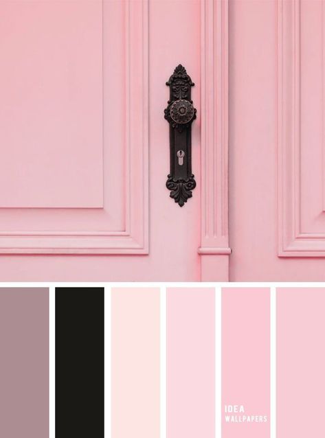 Newest Cost-Free Color Palette tonalidades Tips No matter if you’re amateur as well as a vintage give, the way you use colour is definitely just a #Color #CostFree #Newest #Palette #Tips #tonalidades Pink Color Combination, Black Color Palette, Black Color Combination, Bathroom Color Schemes, Pink Color Schemes, Pink Palette, Pink Door, Color Palette Inspiration, Corporate Identity Design