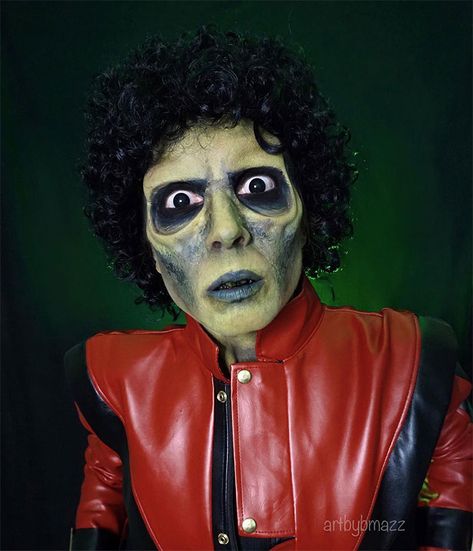 Zombie (Michael Jackson - Thriller) Michael Jackson Thriller Costume, Michael Jackson Makeup, Michael Jackson Zombie, Michael Jackson Thriller, Zombie Costume, Zombie Makeup, Halloween Makeup Inspiration, Epic Cosplay, Male Makeup