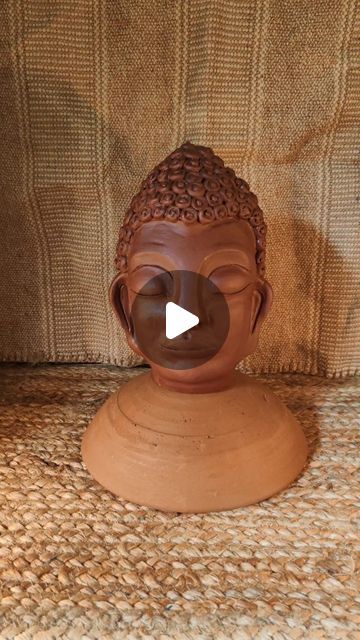 Peace Buddha, Buddha Face, Buddha Sculpture, Sculpture Clay, May 1, Clay Art, Diy Art, Sculpture, On Instagram