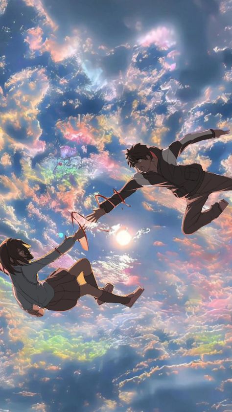 your name♥️#yourname#anime Kimi No Na Wa Wallpaper Iphone, Weathering With You Wallpaper Hd, Ur Name Anime, Your Name Anime Aesthetic, Your Name Painting, Weathering With You, Your Name Art, Your Name Aesthetic, Your Name Poster