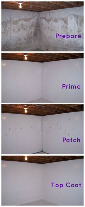 DIY Basement Ideas Waterproofing Basement Walls, Concrete Basement Walls, Concrete Basement, Old Basement, Remodel Basement, Basement Remodel Diy, Basement Finishing, Basement Gym, Basement Inspiration