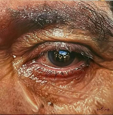 Eye Paintings, Painting Reference Photos, Drawing Realism, Masters Paintings, Facial Proportions, People Paintings, Pencil Drawing Images, Creepy Drawings, Realistic Drawing