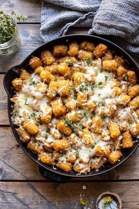 Tater Tot Recipes, Half Baked Harvest Recipes, Tater Tot Casserole Recipes, Perfect Pantry, Chicken Noodle Casserole, Tot Casserole, One Skillet, Tater Tot Casserole, Harvest Recipes