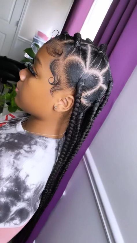 𝐒𝐓𝐔𝐍𝐍𝐀𝐆𝐑𝐋ᥫ᭡ in 2022 | Hair ponytail styles, Braids for black hair, Fire hair Large Knotless, Cornrow Ponytail, Weave Hairstyles Braided, Two Braid Hairstyles, Braids For Black, Fire Hair, Styles Braids, Cute Box Braids Hairstyles, Quick Braided Hairstyles