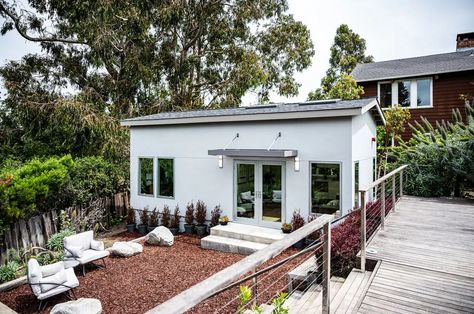 520 sq.ft. Senior Living & Home Office ADU in Silicon Valley Cottage Build, Process Book, Aluminum Awnings, Crowded House, Accessory Dwelling Unit, Outdoor Living Room, Home Landscaping, The Bay Area, Construction Process