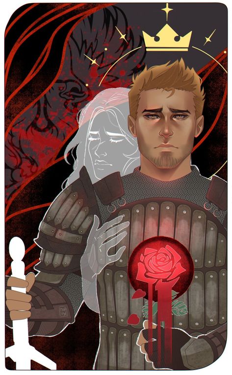 Surana X Alistair, Dragon X Human Love, Dragon Age Origins Tattoo, Dragon Age Dwarves, Alistair Dragon Age Fanart, Dragon Age Alistair Art, Dragon Age Warden, Dragon Age Tattoo, Alistair Dragon Age