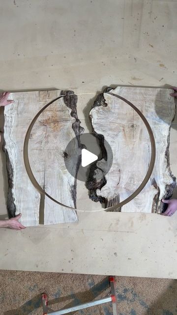 Jason Miles on Instagram: "Making the round top for a new coffee table build! 
If you’re curious what jig I’m using here just let me know in the comments 😄
•
River coffee table with a Maple burl  top and Claro walnut legs. #woodworking #custommade" River Coffee Table, Table Build, Maple Burl, Round Top, Top Round, Let Me Know, Walnut, Woodworking, Coffee Table