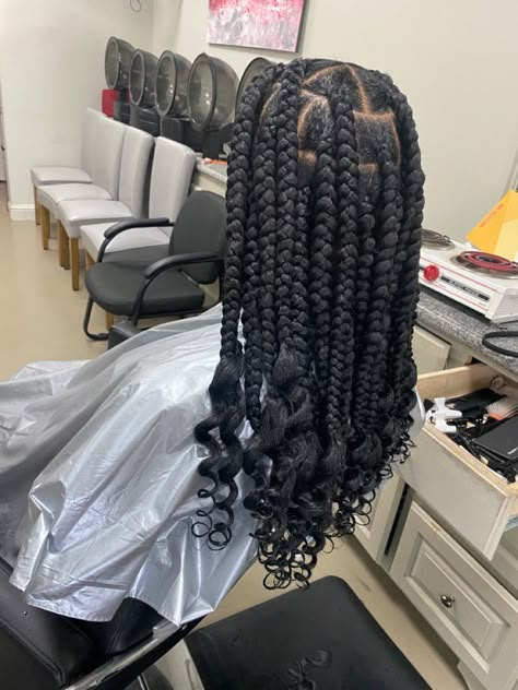 Big Braids Hairstyles, Boxer Braids Hairstyles, Big Box Braids, Big Braids, Big Box Braids Hairstyles, Feed In Braids Hairstyles, Box Braids Hairstyles For Black Women, Cute Braided Hairstyles, Braids Hairstyles Pictures