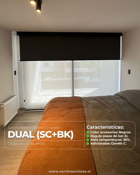 ¿Qué instalamos en este proyecto? 🤩👇. . . Cortinas Roller Dual que se compone por una Cortinas Roller Blackout y una Cortina Roller Screen, además le agregamos una cenefa cuadrada negra que le va a ayudar a evitar el paso de luz 💡 en la parte superior a nuestro cliente, evitando esa luz molesta que normalmente puedes tener con las cortinas roller. . . Si te gustó esta publicación compártesela 📲 a un amig@, pareja o familiar que esté en búsqueda de un estilo nuevo con cortinas roller o cortina... Cortinas Roller, Cortina Roller, Screen, Color