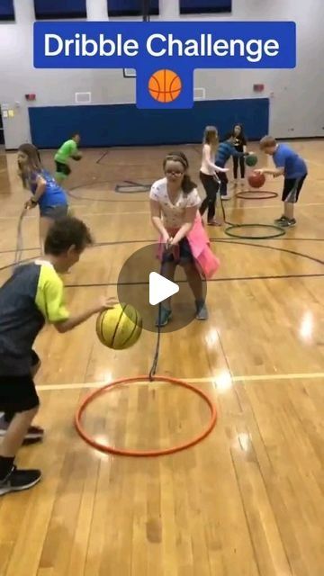 Easy Pe Games For Kindergarten, Pe Teacher Ideas, Elementary Pe Games, Preschool Pe, Fun Basketball Games, Fitness Games For Kids, Pe Games Elementary, Gym Games For Kids, Gym Activities