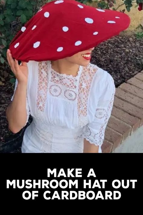 How to Make a Mushroom Hat Out of Cardboard Make A Mushroom Hat, Mushroom Hats, Diy Crafts To Do At Home, Crafts To Do At Home, Aluminum Christmas Tree, Mushroom Hat, Upcycled Home, Spiral Tie Dye, Upcycled Home Decor