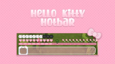 Banner Design Minecraft, Kawaii Minecraft, Minecraft Pack, Minecraft Textures, Pink Minecraft, Minecraft Texture Pack, Hello Kitty Games, Minecraft Addons, Minecraft Hacks