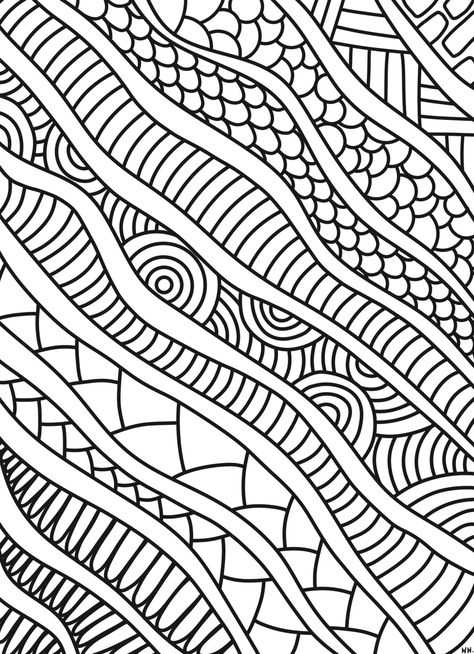 #abstraction #colouring #doodles #doodle #lines #cirles #braid #draw #drawing #digital #art #adults #children Digital Art Coloring Pages, Colouring Doodles, Doodles Lines, Zentangle Flowers, Zen Doodles, Drawing Digital Art, Abstract Coloring Pages, Teachers Lounge, Chicken Crafts