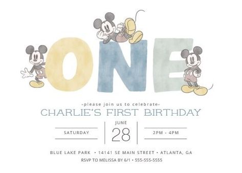 Disney's Mickey & Friends: Official Products on Zazzle 2nd Birthday Minnie Mouse, Minnie Birthday Invitations, Minnie Invitations, Minnie Mouse Invitation, Mouse Watercolor, Mimi Birthday, Twodles Birthday, Minnie Mouse Invitations, Minnie Birthday Party