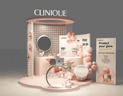 Cosmetic Retail Display, Pop Up Booth Design, Exhibition Booth Design Ideas Creative, Pop Up Store Design, Booth Activation, Activation Booth, Creative Booths, Cardboard Display Stand, Event Booth Design