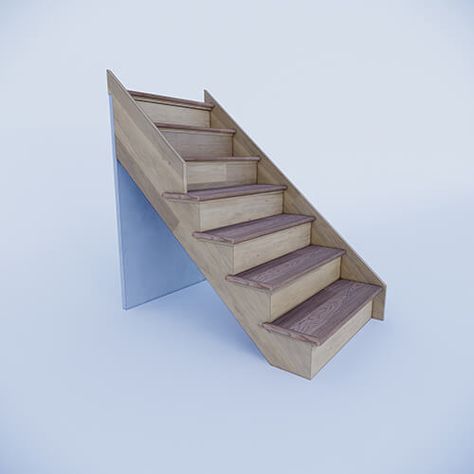 Custom Prefab Stairs at an Affordable Price Stair Types, Prefab Stairs, L Shaped Stairs, Brazilian Cherry Wood, Center Hall Colonial, Types Of Stairs, Open Stairs, Beautiful Stairs, Open Staircase