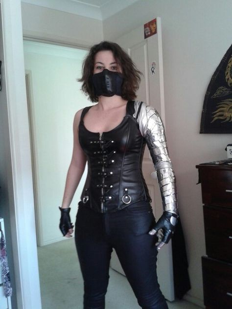 Female Marvel Cosplay, Female Cosplay Ideas, Winter Soldier Costume, Marvel Halloween Costumes, Winter Soldier Cosplay, Best Cosplay Ever, Soldier Costume, Avengers Outfits, Sea Dress