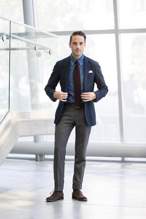 If Your Version of Business Casual Includes a Tie #men'sbusinessoutfit #men's #business #outfit #menswear Mens Business Casual Jeans Outfits, Mens Tie Outfits Business Casual, Men’s Business Fashion, Men’s Business Attire, Business Professional Outfits Men, Business Casual Men Outfits, Business Casual Outfit Ideas, He Spoke Style, Business Casual Attire For Men