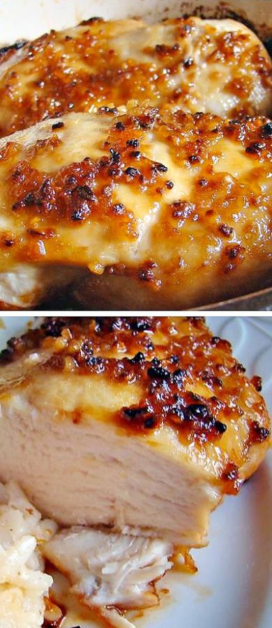 Brown sugar and Garlic chicken. Very yummy but be prepared for a very black pan that you'll need to soak. Garlic Brown Sugar Chicken, Brown Sugar Chicken, Ayam Bakar, Baked Garlic, When You, Good Eat, Think Food, Idee Pasto Sano, Easy Chicken Recipes