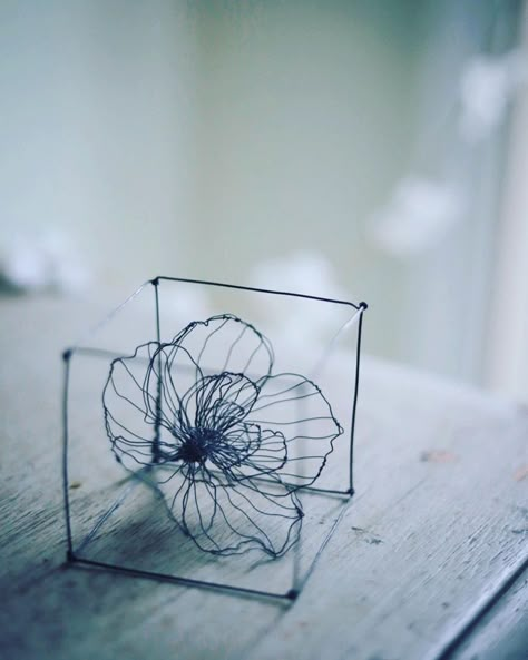 Mihoko Shida / シダミホコ (@tamtam_wire) • Снимки и видеоклипове в Instagram Diy With Wire, Sheet Metal Crafts, 3d Pen Ideas, Perspective Architecture, Wire Decor, Drawing Decor, Wire Art Sculpture, Wire Sculptures, Wire Craft