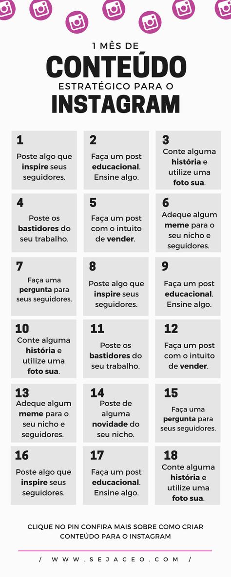 aprenda a produzir 1 mês de conteúdo para o instagram com um planejamento de comunicação estratégico. se você quer aumentar o alcance e o engajamento do seu perfil no instagram precisa seguir essas dicas e criar posts virais e compartilháveis #dicasparablogs #dicasinstagram #instagram use a criatividade para alcançar mais pessoas e aumentar a interação dos seus posts. Marketing Instagram Posts, Post Instagram Design, Beautiful Infographics, Logo Instagram, Marketing Instagram, Instagram Marketing Tips, Instagram Strategy, Instagram Feed Inspiration, Post Instagram