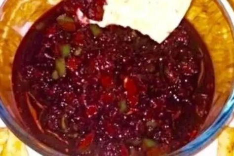 Door County Cherry Salsa Recipe - Naznin's Kitchen Door County Cherry Recipes, Cherry Salsa Recipe, Summer Time Appetizers, Cherry Recipe, Cherry Salsa, Tacos And Burritos, Spicy Salsa, Fruit Dishes, Door County