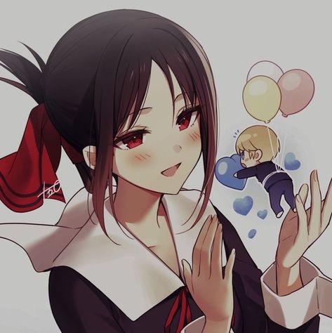 𝗮𝗿𝘁𝗶𝘀𝘁: 𝟭𝟱𝗻𝗶𝗰𝗵𝗶 Pictures For Friends, Kaguya Shinomiya, Profile Wallpaper, Duos Icons, Kaguya Sama, Its Me, Best Anime Couples, Anime Akatsuki, Anime Love Couple