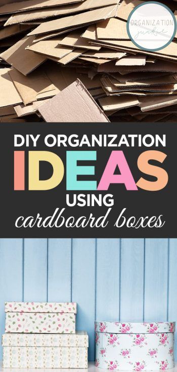 Diy Decorative Storage Boxes, Diy Cardboard Organization, Upcycle Organization Ideas, Diy Using Cardboard Boxes, Diy Organizer Box Ideas, Diy Cardboard Dividers, Diy Cardboard Storage Organizers, Cardboard Box Organization Diy, Carton Box Diy