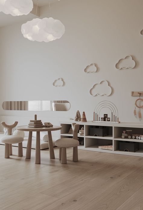 Kids Room Design Small Space, Gender Neutral Playroom, Playroom For Kids, Play Room Kids, Neutral Playroom, Toddler Boy Room Decor, Baby Playroom, Nursery Room Design, Baby Room Inspiration