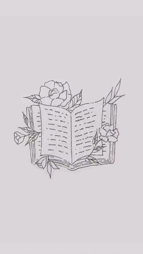 Open Book And Flowers Tattoo, Open Bible Tattoo Design, Open Book Tattoo Ideas For Women, Book And Beach Tattoo, Open Bible Tattoo, Open Book Line Art, Open Book With Flowers Tattoo, Book Plant Tattoo, Minimalistic Book Tattoo