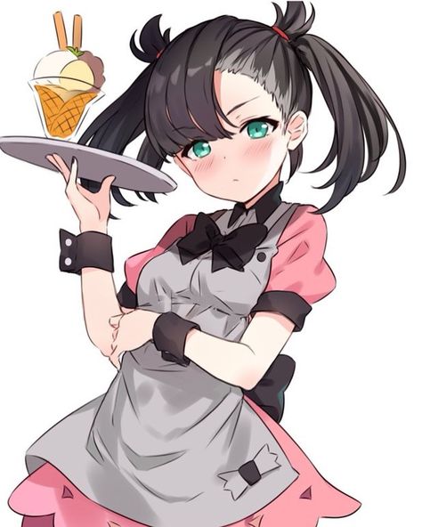 Marnie Pokemon, Pokemon Photo, Pokemon Waifu, Anime Maid, Anatomy Poses, Pokemon Trainer, Cute Pokemon, Drawing Reference Poses, Cute Gif