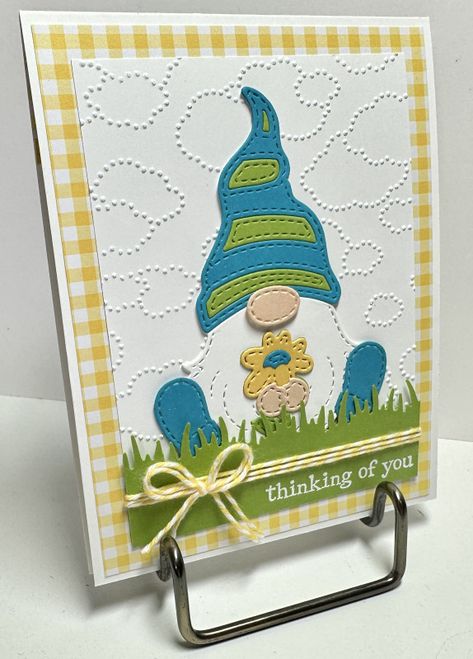 Designer Paper Cards, Hampton Art, Gina K, Summer Cards, Gnomes Crafts, Die Cut Cards, Handmade Birthday Cards, Diy Birthday, Easter Cards