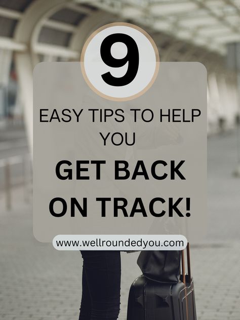 Take a look at these tips to help you get back on track! Focus At Work, Avoid Distractions, Zero Days, Feeling Discouraged, Productive Habits, Get Back On Track, Time Management Skills, Small Steps, Take A Step Back