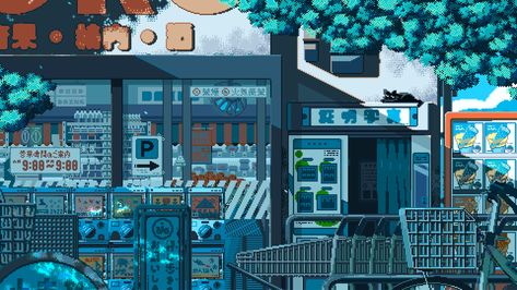 Pixel City, Pixel Art Landscape, Futurism Art, Tato Henna, Pixel Art Background, Pixel Animation, Arte 8 Bits, Computer Wallpaper Desktop Wallpapers, 8bit Art